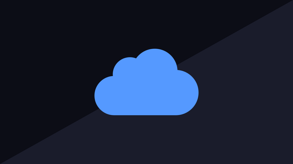 Free cloud cloud computing connection vector