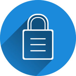 Free castle security locked vector